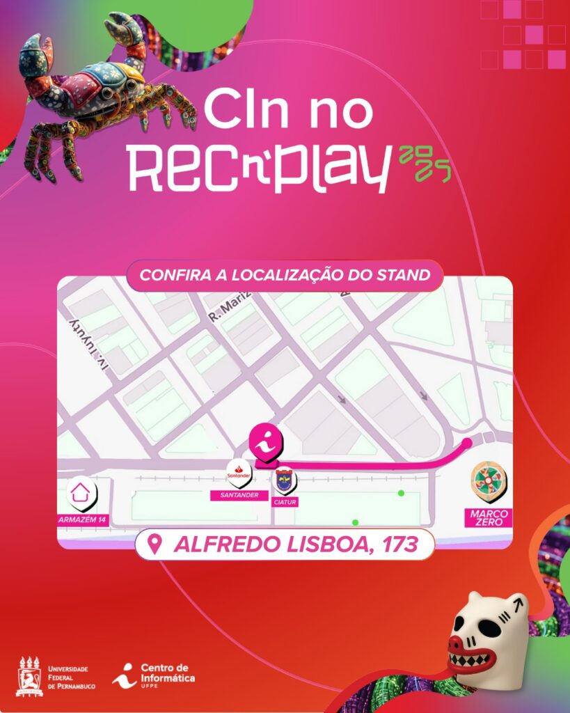 CIn-UFPE participa do REC’n’Play 2025 com programação interativa